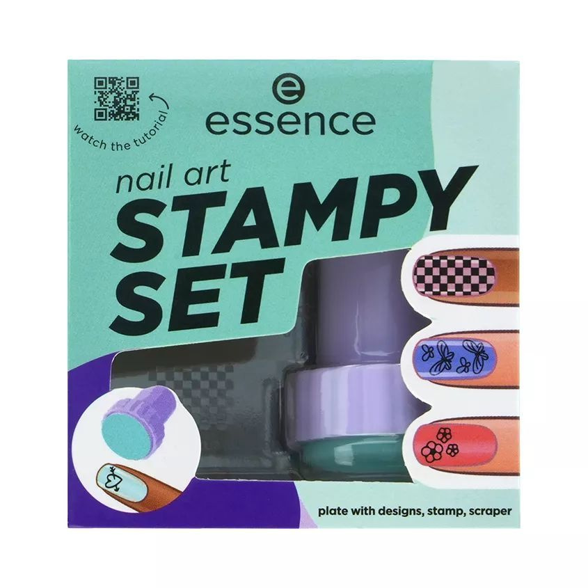 Набор для стемпинга ногтей ESSENCE NAIL ART STAMPY SET тон 01 Stamping on #1