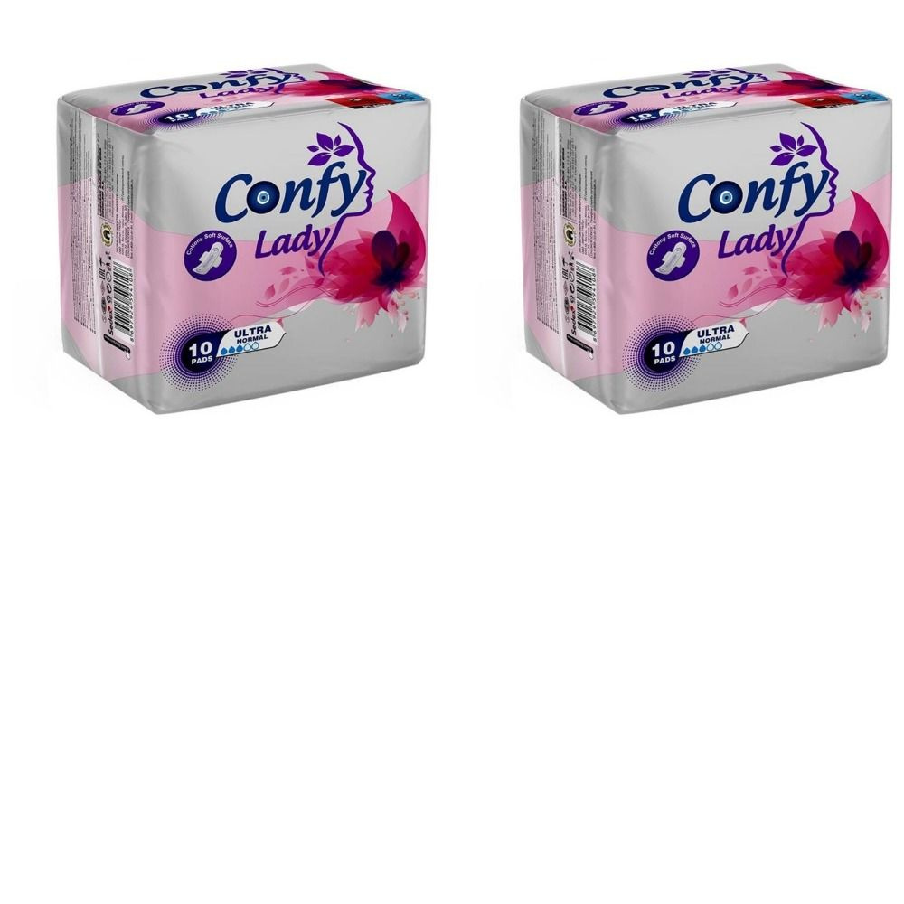 CONFY Lady Прокладки ULTRA NORMAL, 10 шт в уп, 2 уп #1