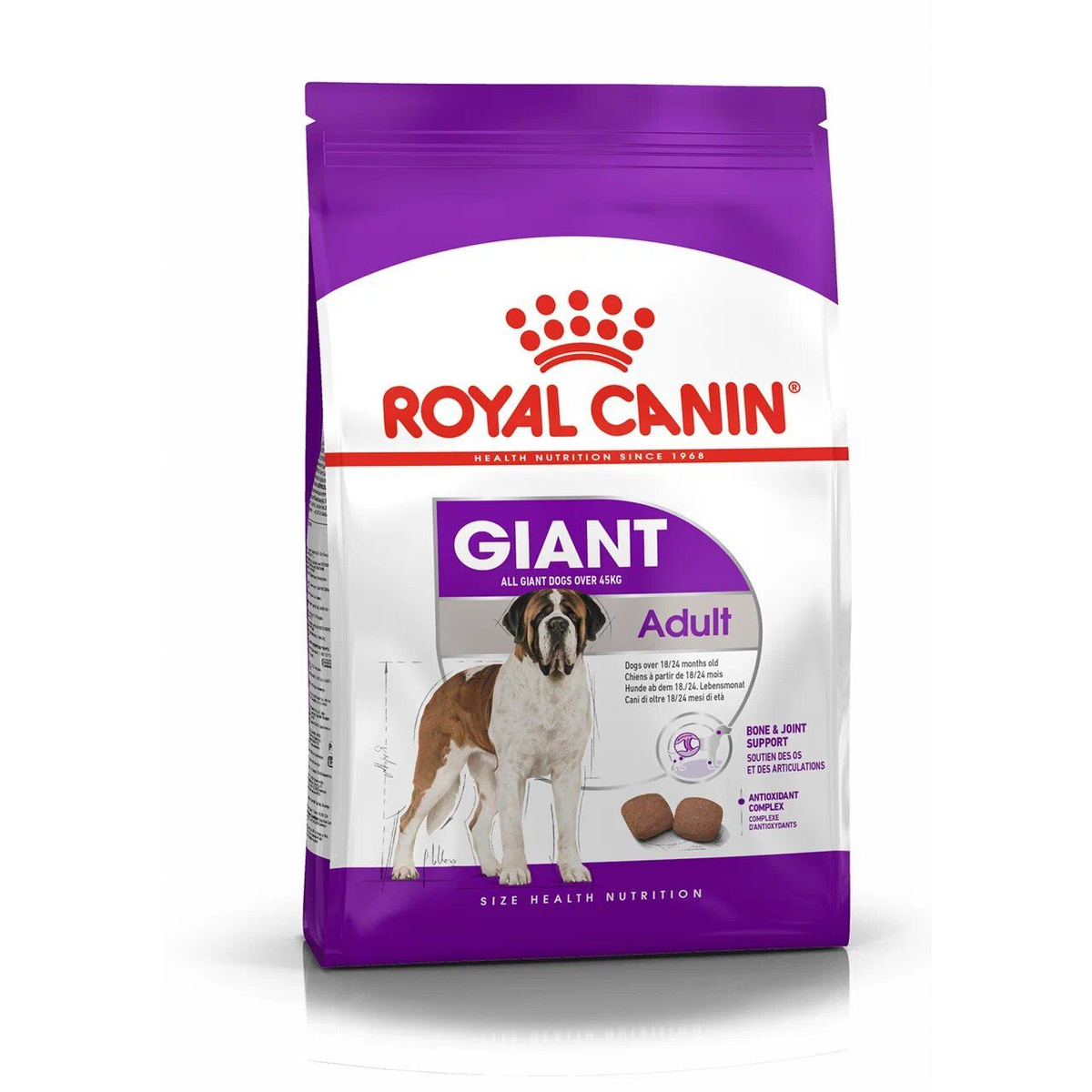 Сухой корм для собак крупных пород Royal Canin Giant, 4 кг