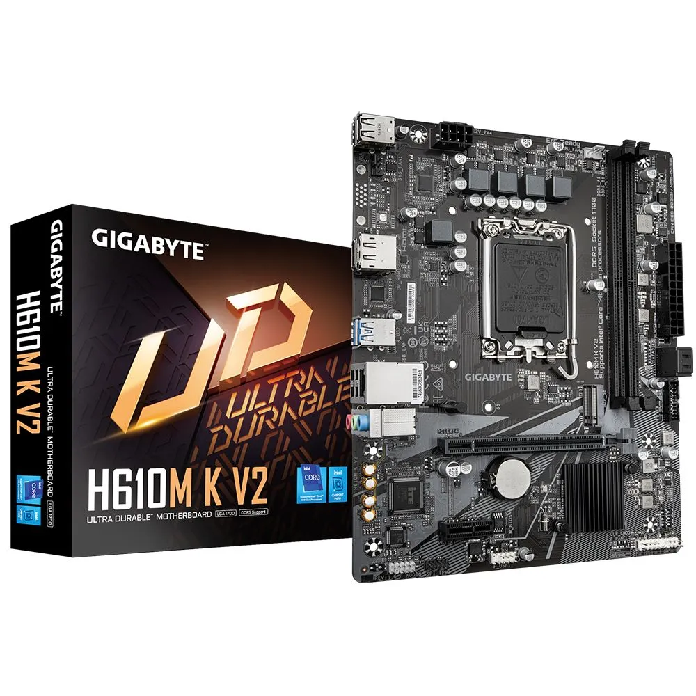 Gigabyte H610M K V2 LGA 1700 DDR5 Материнская плата