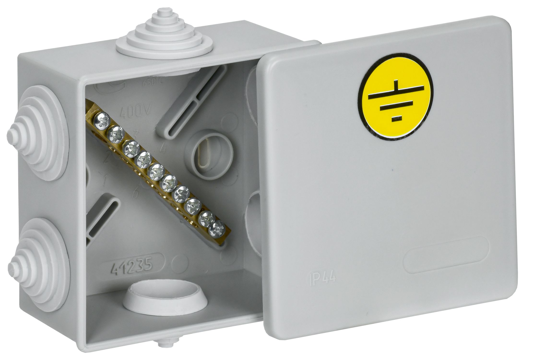КоробкауравниванияпотенциаловКУПКМ4136085х85х40ммIP44IEK(1шт)
