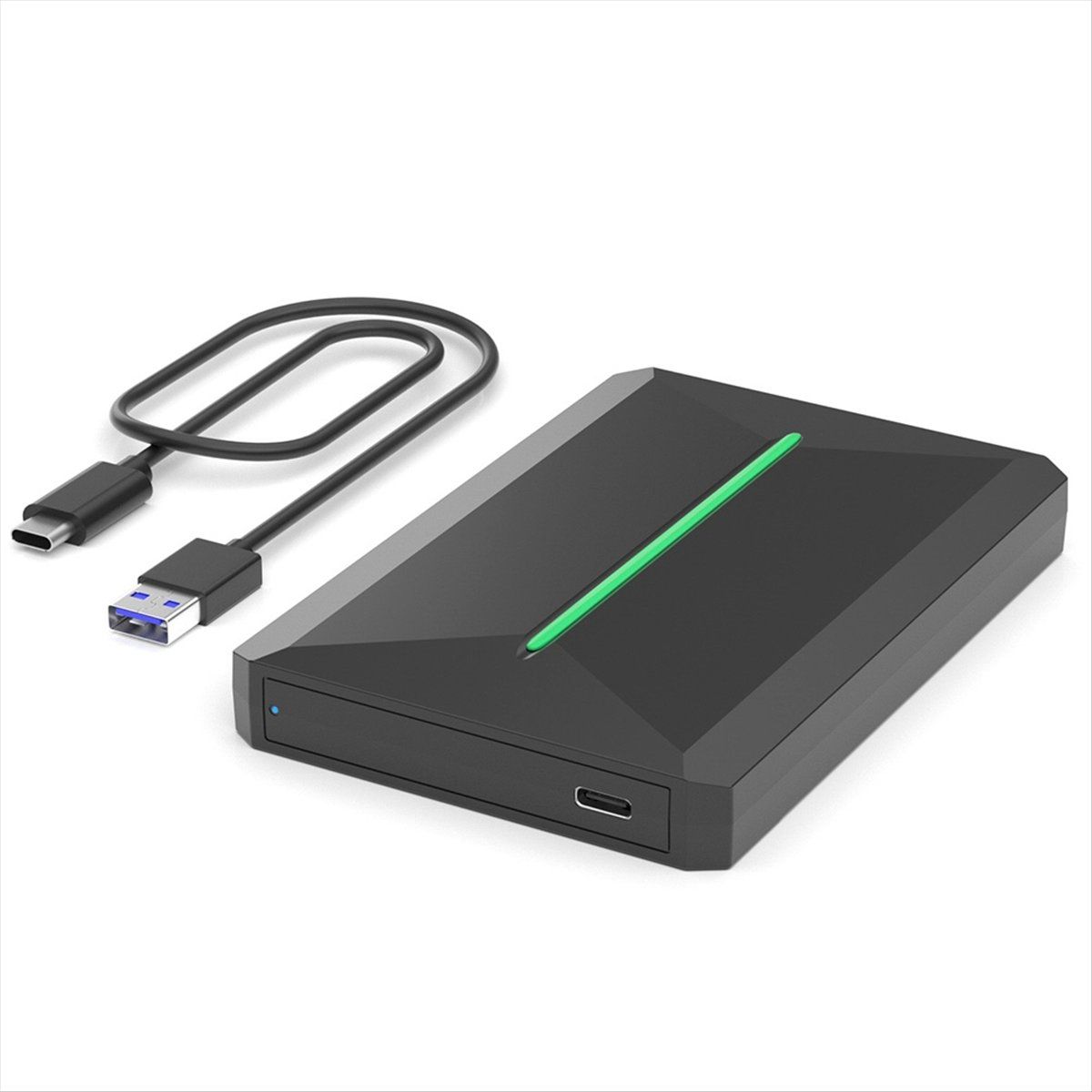 USB3.1SATA2,5ДюймовыйКорпусSSDДляНоутбукаВнешнийКорпусSSD/HDD