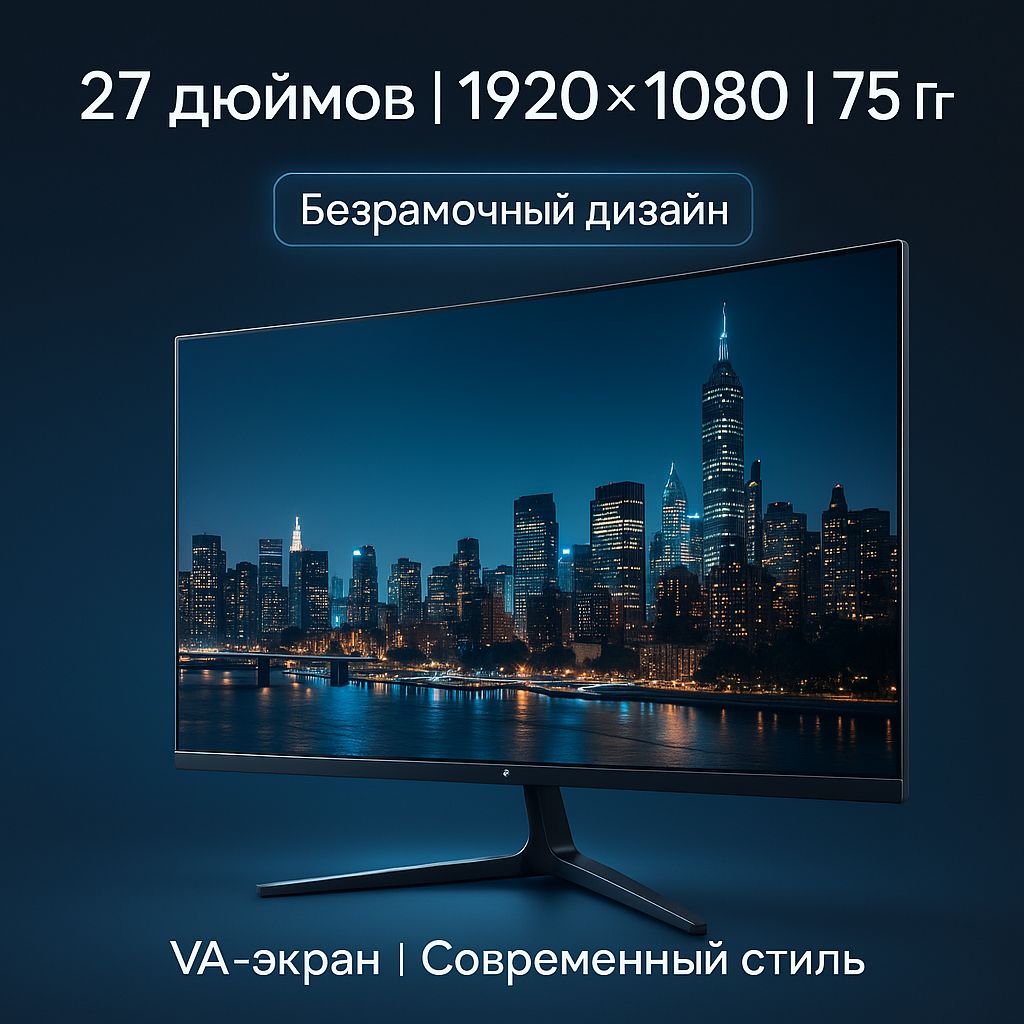 LUCOMS27"Монитор,черный