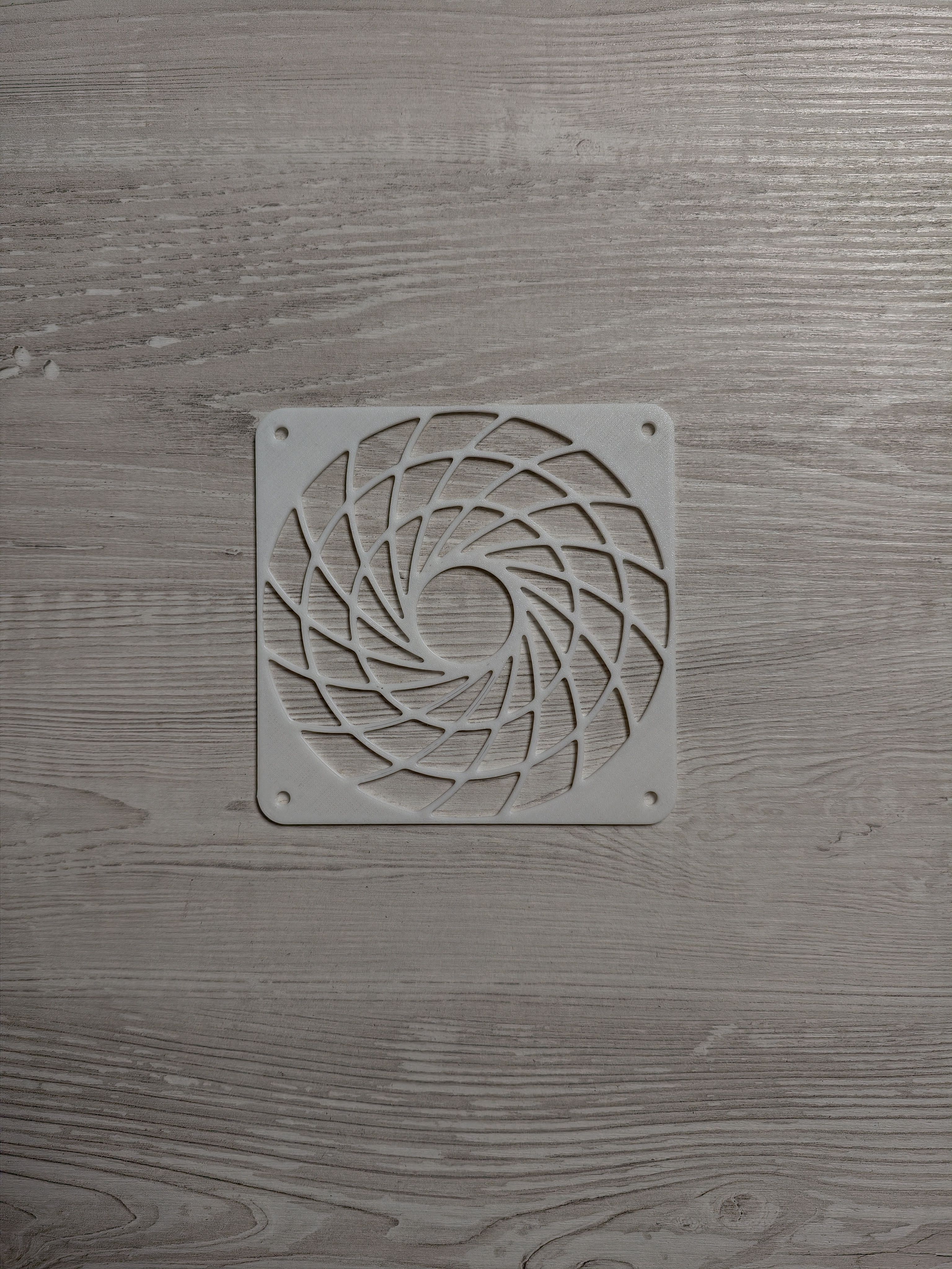 Решеткадлявентиляторакулера120х120,белая