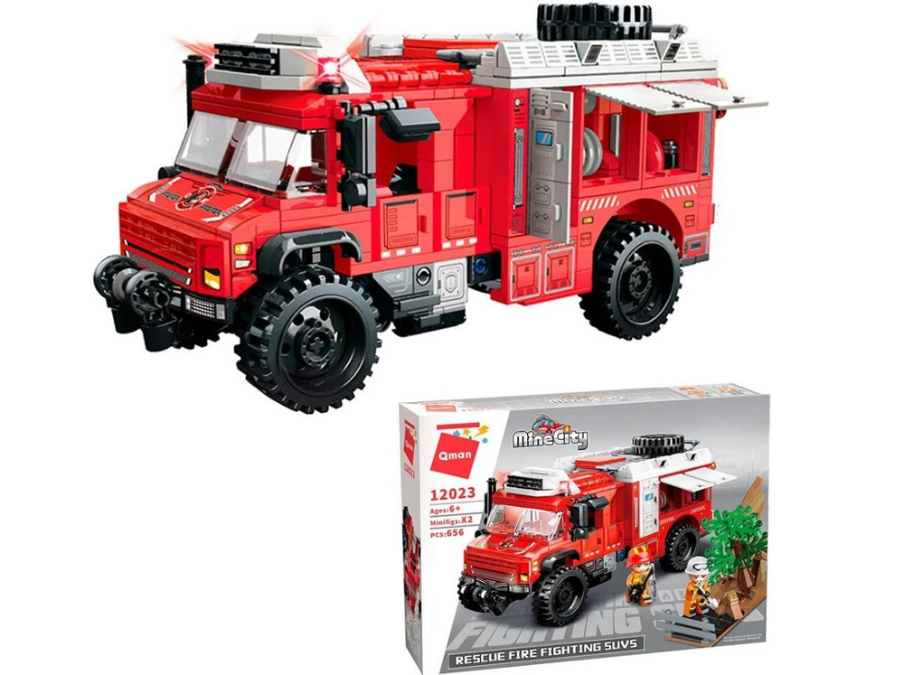 Конструктор Пожарная машина QMan 656 деталей #1