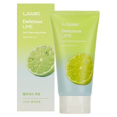 L.Sanic Delicious Lime Soft Cleansing Foam, 150ml Очищающая пенка для умывания с экстрактом лайма 150мл #1