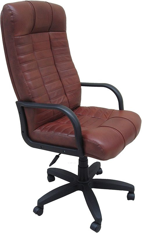 Компьютерное кресло Атлант офисное, обивка: искусственная кожа, цвет: коричневый  #1