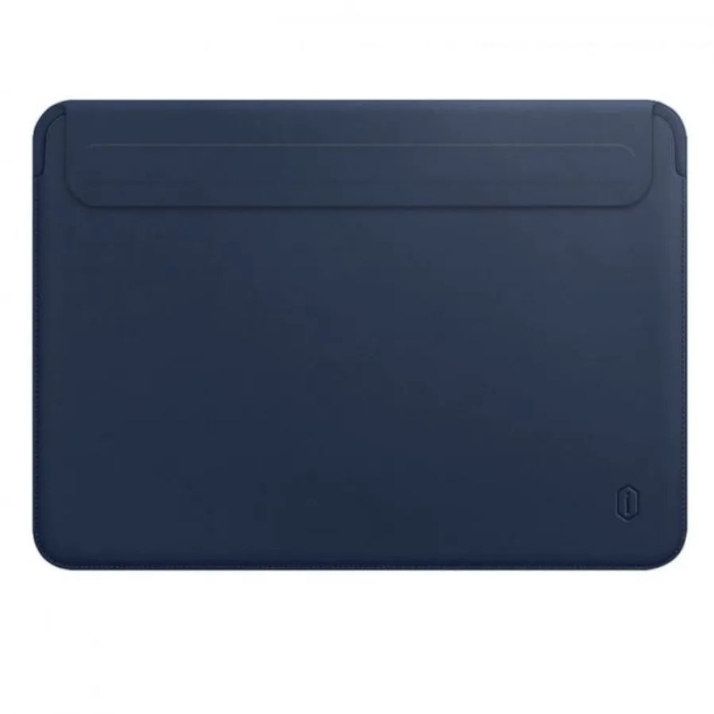 Чехол для ноутбука кожаный WiWU Skin Pro II на MacBook Air 13.3 дюймов M1 (2018-2021) - Синий  #1