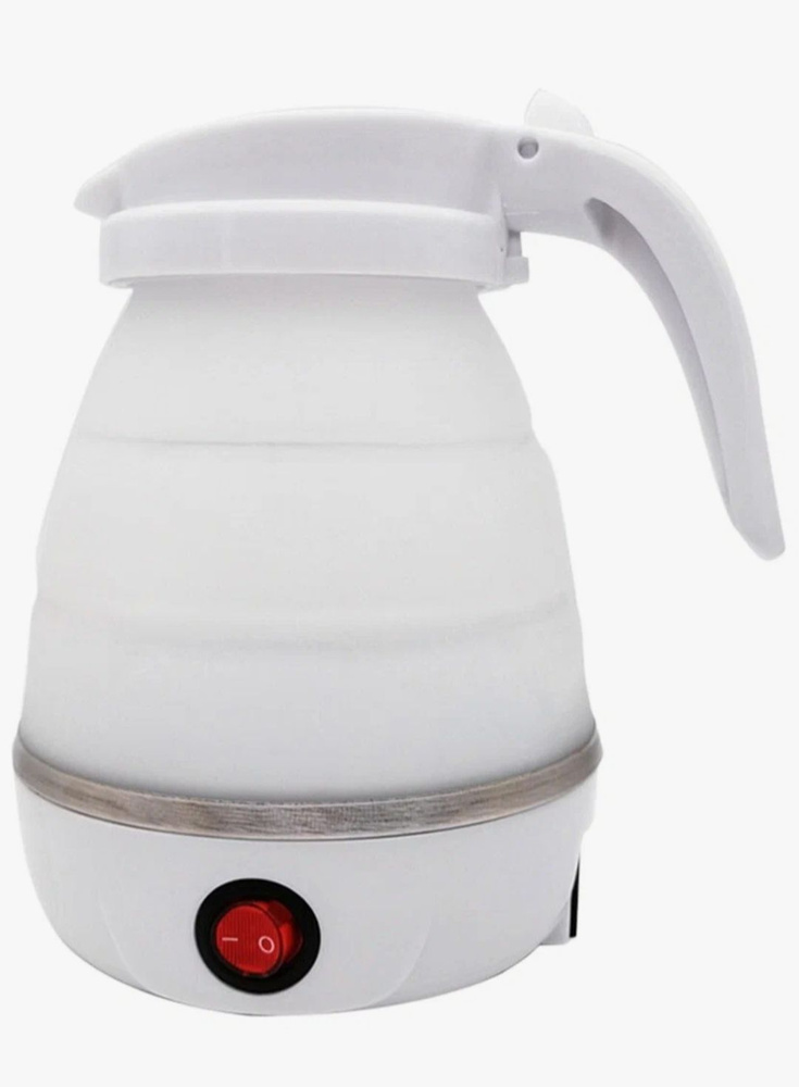 Electric kettle Электрический чайник складной чайник дорожный белый 220В, белый  #1
