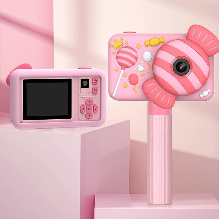 Детская камера в защитном чехле, розовая #1