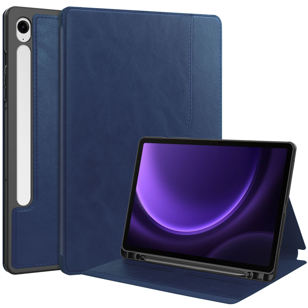 Чехол для Samsung Galaxy Tab S9 / S9 FE 11" (2023) синий Business series #1