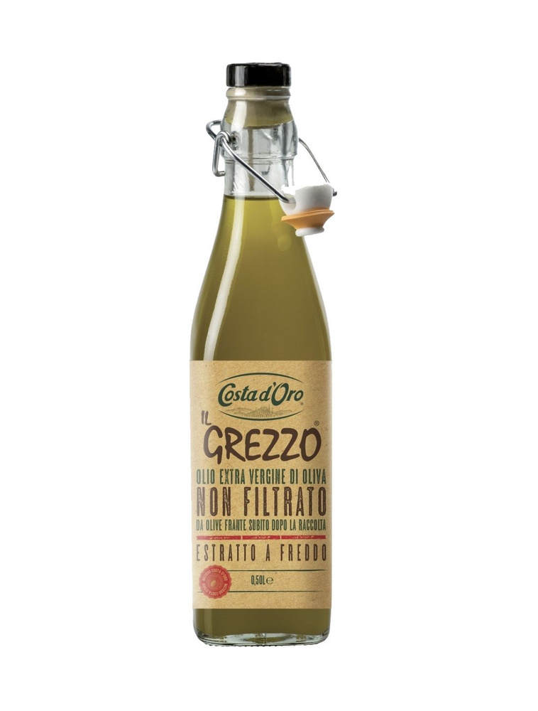 Масло оливковое COSTA D'ORO нерафинированное нефильтрованное высшего качества Экстраверджине Il Grezzo #1