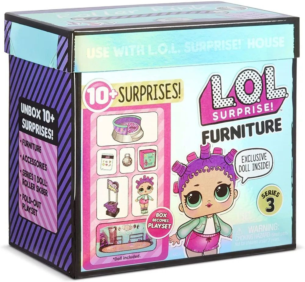 L.O.L. Surprise Furniture Roller Rink серия 3 с мебелью Роллердром, 567103 #1