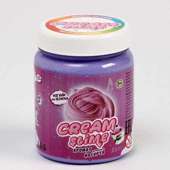 Слайм Волшебный мир Cream-slime с ароматом йогурта, 250 г (SF02-J) #1
