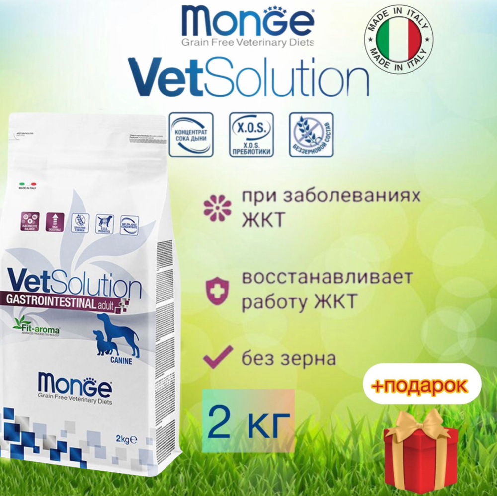 Monge vetsolution dog gastrointestinal/ Ветеринарная диета для собак при проблемах с пищеварением, 2 #1