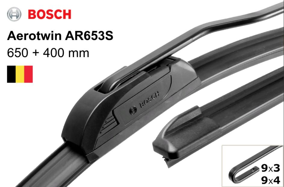 Bosch Комплект бескаркасных щеток стеклоочистителя, арт. 3397118911, 65 см + 45 см  #1