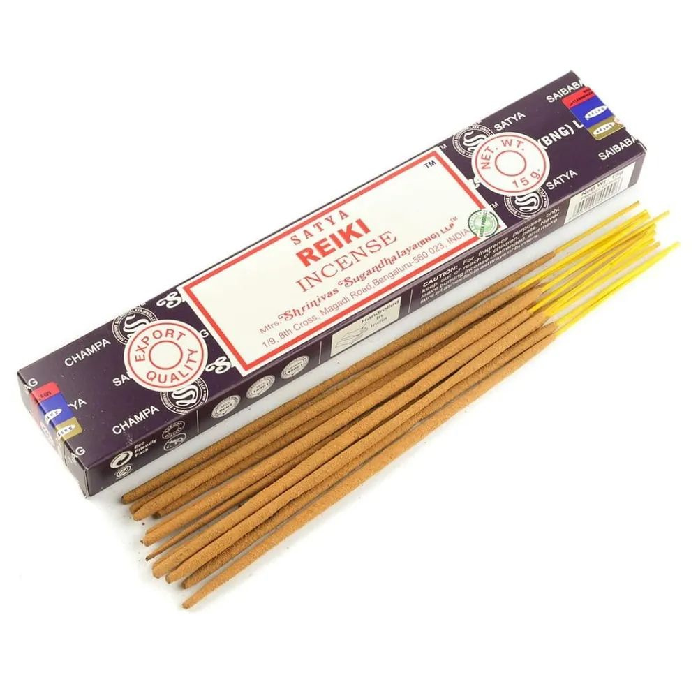 Благовония Reiki Incense (Рейки) Ароматические индийские палочки для дома, йоги и медитации, Satya (Сатья), #1