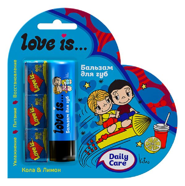 Galant Cosmetic Бальзам для губ Love is Кола-лимон, 4,2 г + жевательная резинка  #1