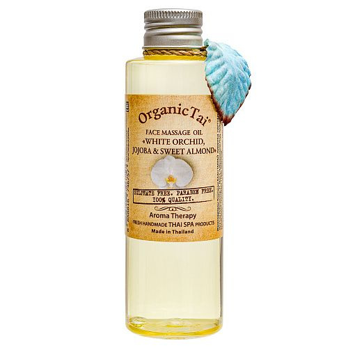 Organic Tai Массажное масло для лица Белая орхидея, Жожоба и Сладкий миндаль, 120 мл  #1