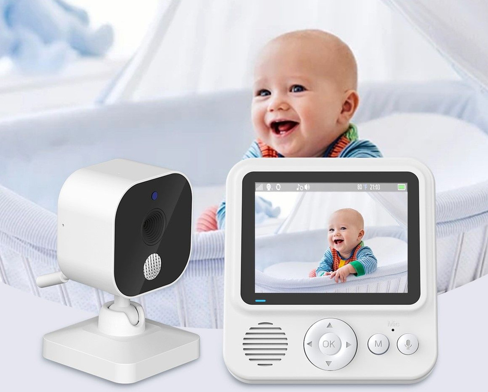 Видеоняня Xiaomi Baby Monitor Camera 2,4G BMC900 #1