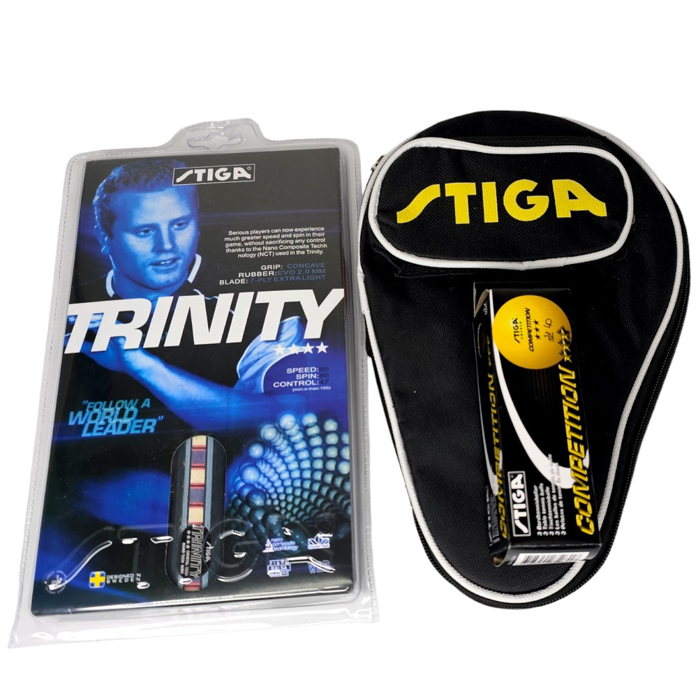 Ракетки для настольного тенниса Stiga Trinity набор #1