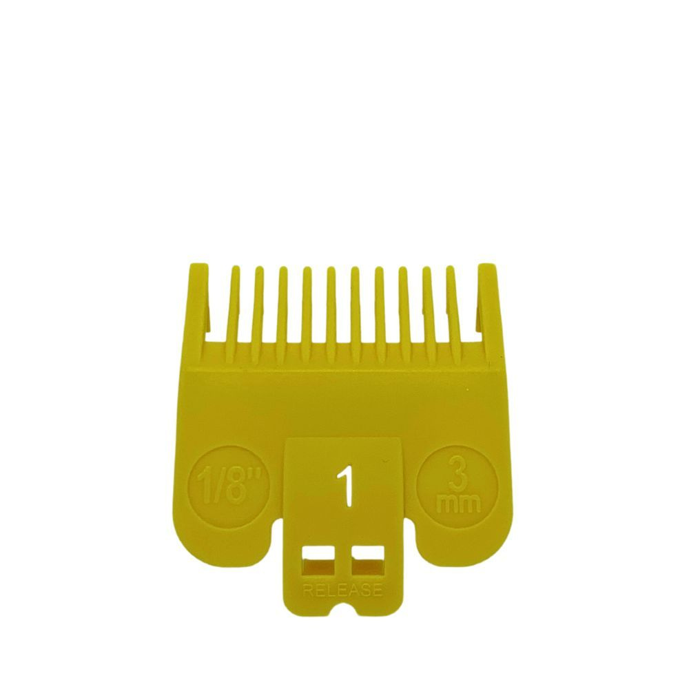 Насадка пластиковая DiBiDi 3 мм для машинок Wahl, BaByliss Pro, JRL (Желтый)  #1