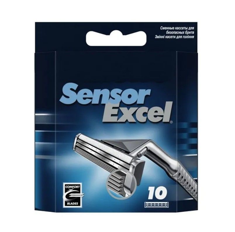 Сменные кассеты для бритья Сенсор Sensor Excel 10 шт. #1