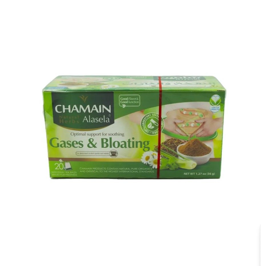 Чай натуральный От ВЗДУТИЯ и ГАЗОВ / пакетированный чай "Chamain" 36 гр. / Сирия  #1