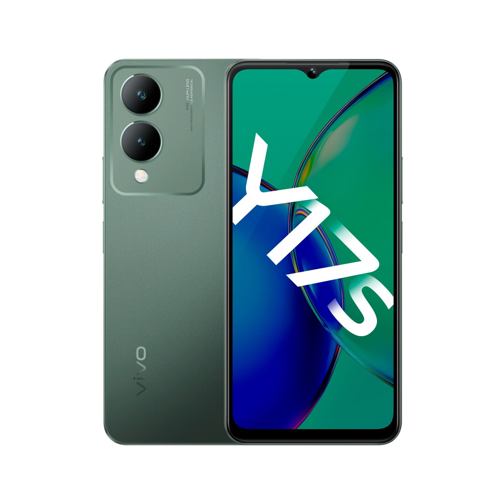 Vivo Смартфон Y17s 4/128 ГБ, зеленый #1