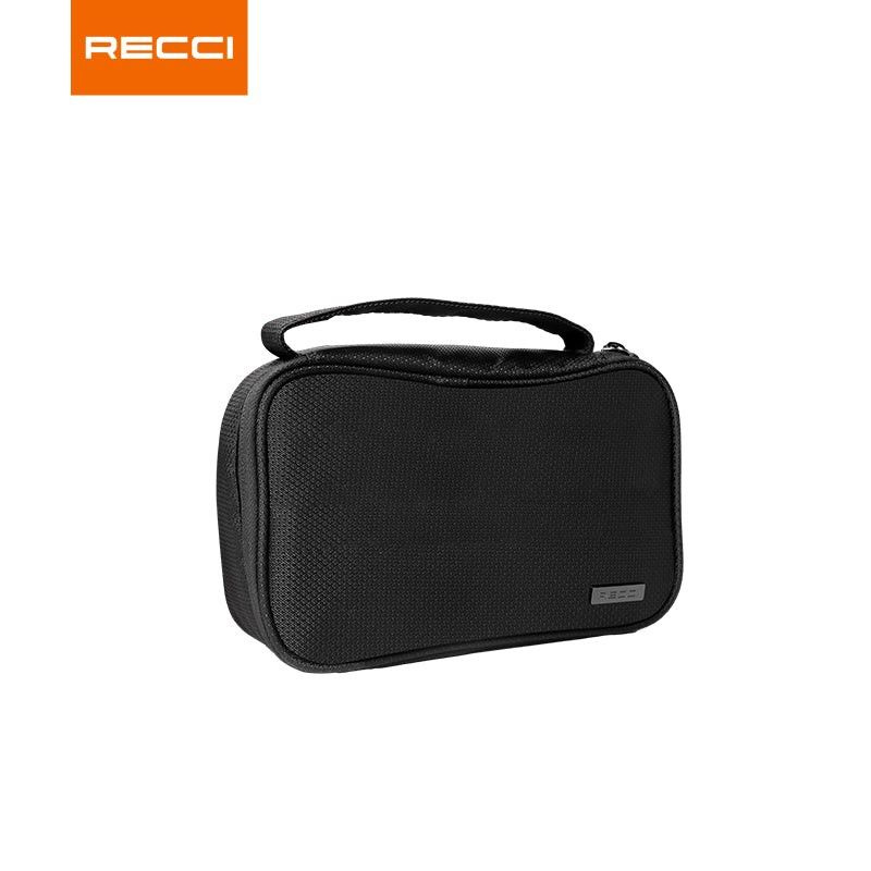 Сумка органайзер для цифровых устройств Recci RCS-S21 Digital Bag - Черная  #1