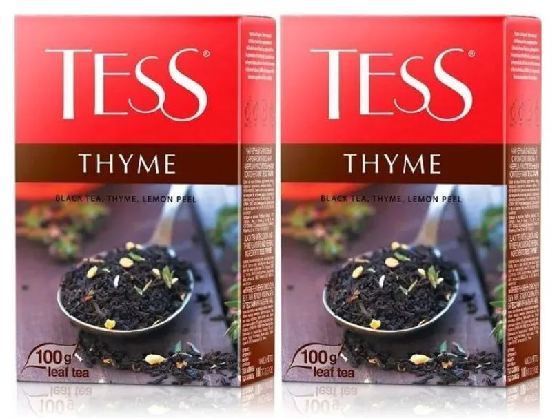 Чай Tess Thyme черный листовой 100 гр - 2 штуки #1
