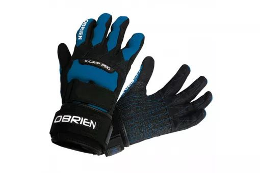 Перчатки для вейкборда, водных видов спорта OBrien X-Grip blk/blue (S), для сапа, для водных лыж, для #1