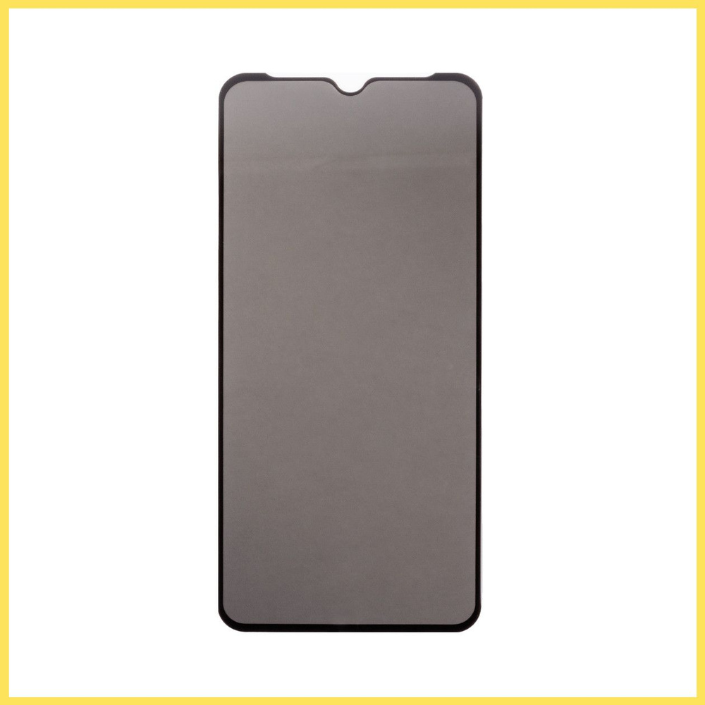 Защитное стекло "Антишпион" для Xiaomi Redmi 9A/9C/10A Черный #1