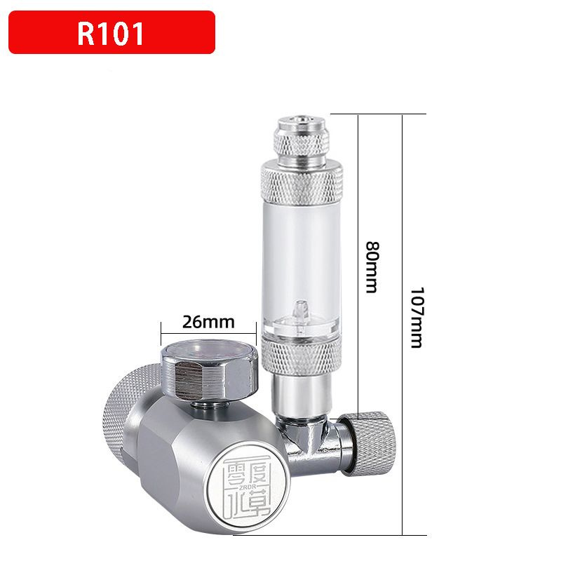 R101 - W21.8 Регулятор углекислого газа в аквариуме, цилиндр редуктора DIY  #1