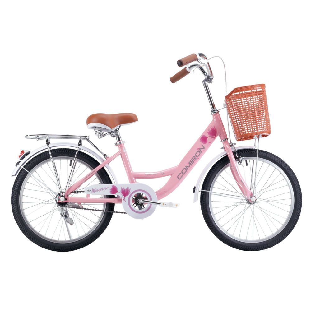 Велосипед Городской Детский Прогулочный / COMIRON MOONRIVER / 20" Колёса / Розовый  #1