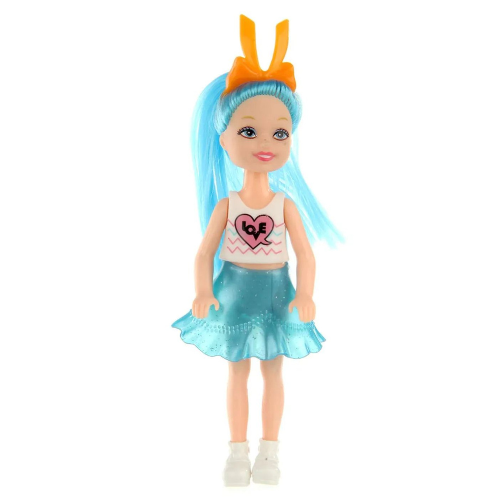Кукла Veld Co С голубыми волосами #1