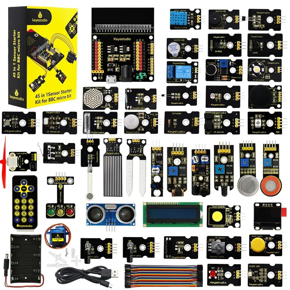 Набор датчиков для Micro:bit, стартовый набор для моделирования, 45 шт.  #1