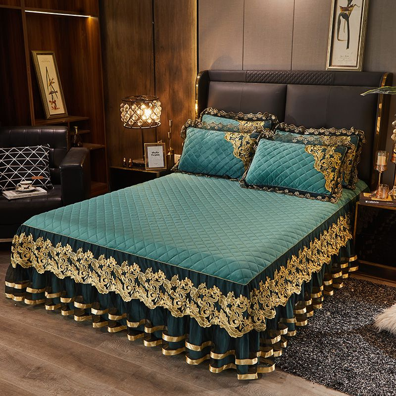 AiWinsure Покрывало с наволочками Velvet bedspreads, Бархат с размерами: 200 x 180 см  #1