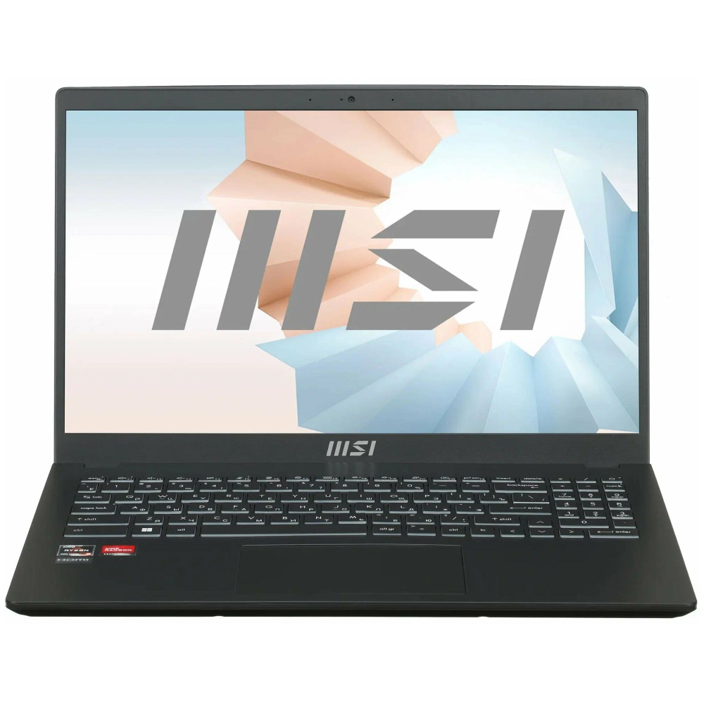 MSI Modern 15 B5M-002RU Ноутбук 15.6", AMD Ryzen 5 5625U, RAM 8 ГБ, SSD 256 ГБ, AMD Radeon, Windows Home, #1