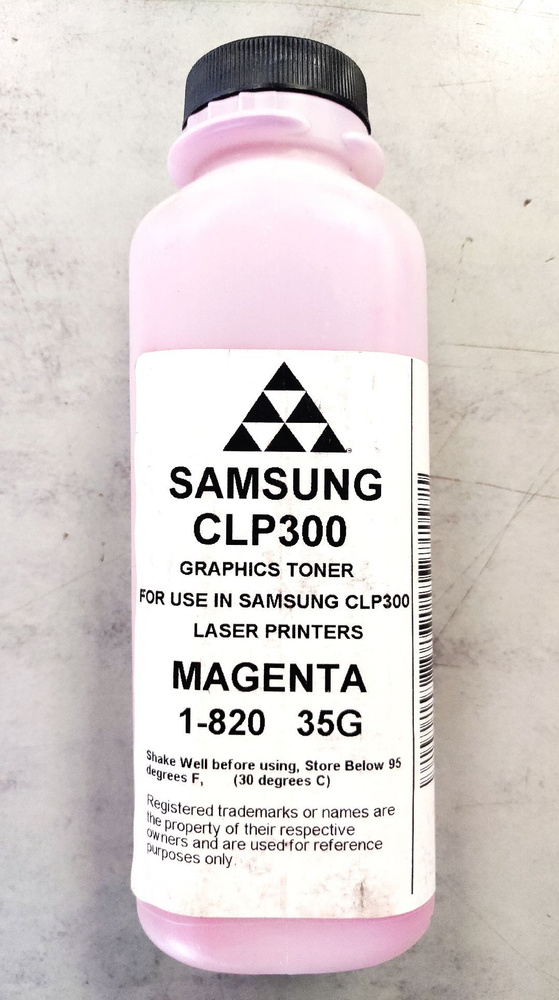 Тонер AQC для Samsung CLP300, MAGENTA 1-820, 35гр #1