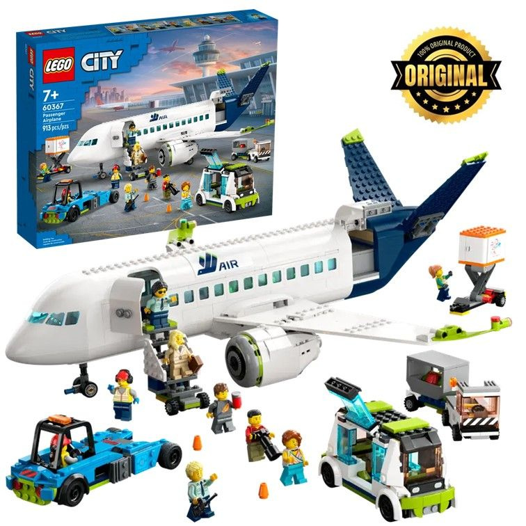 60367 Конструктор LEGO City Passenger Airplane Пассажирский самолет 930 деталей  #1
