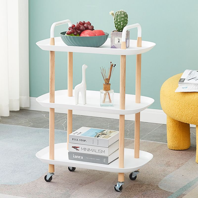 Этажерка столик сервировочный на колесиках, напольный стеллаж, для хранения вещей мелочей и игрушек, #1