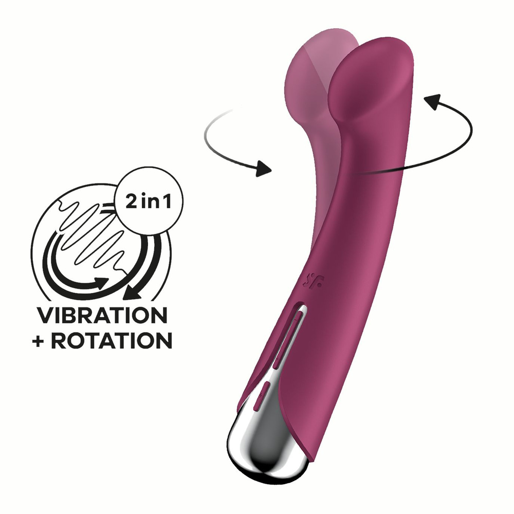 Вибратор для точки G Satisfyer Spinning G-Spot 1 red #1