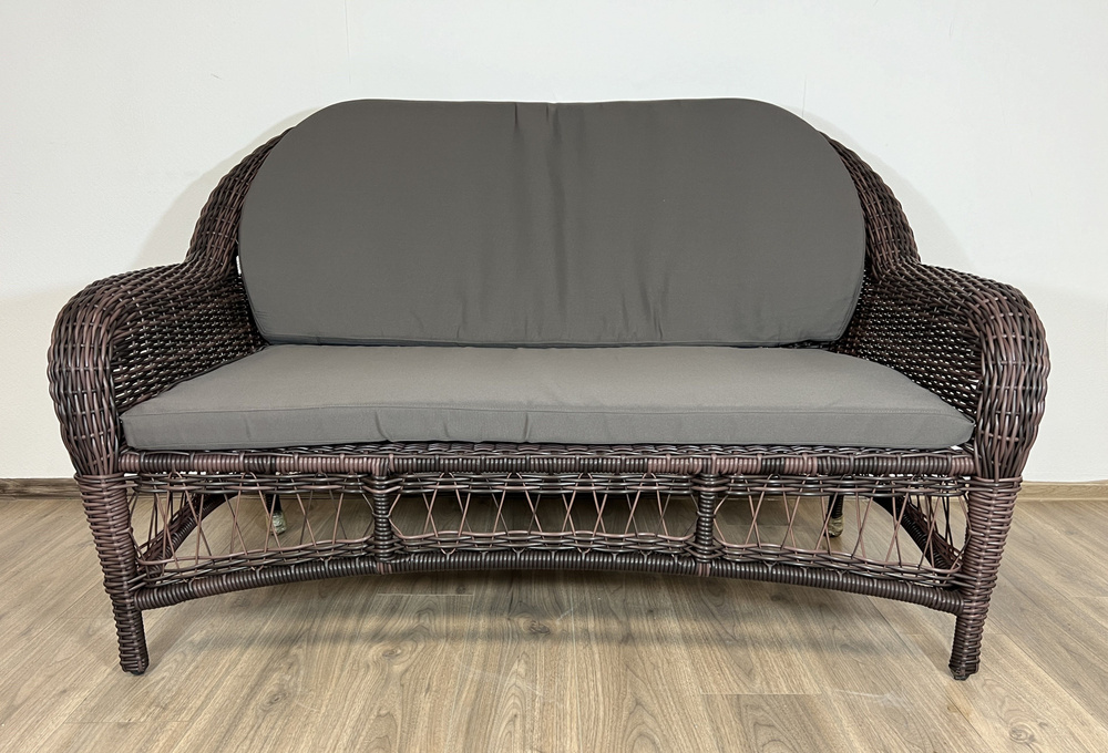 AIKO EXP Садовый диван Сталь, Искусственный ротанг (пластик), 150х94х94 см  #1