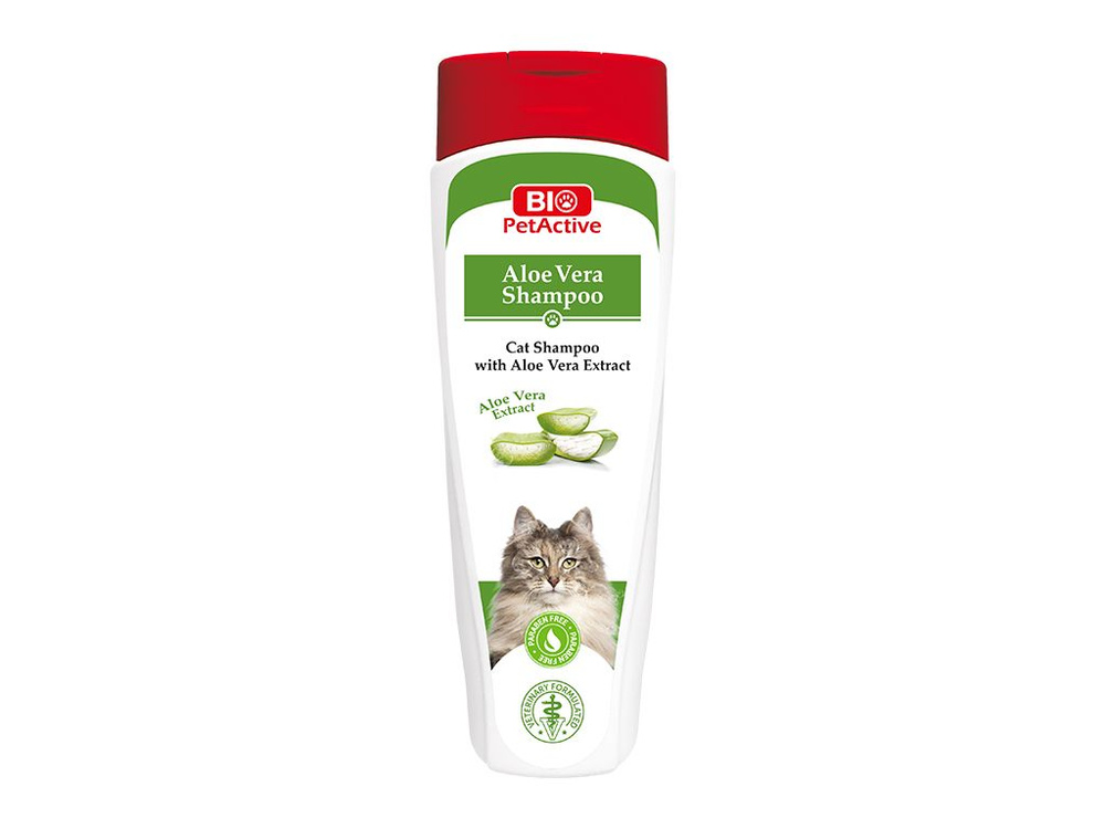 Шампунь BioPetActive Aloe Vera Shampoo с экстрактом Алоэ Вера для кошек, 400 мл  #1