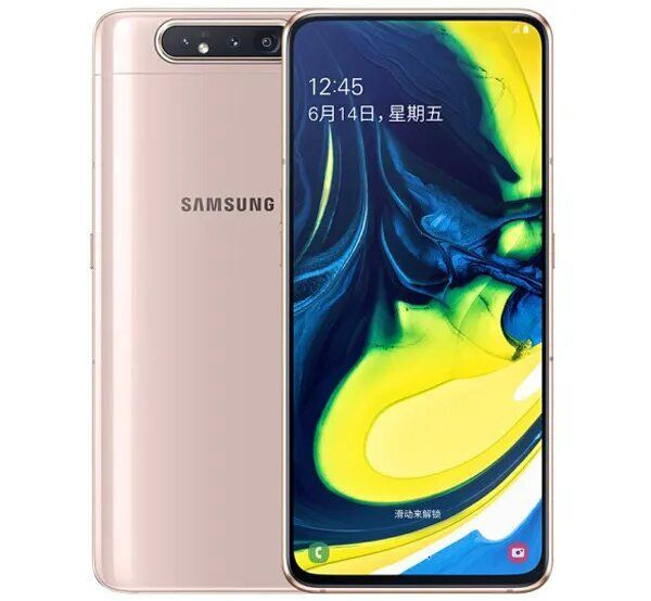 Samsung Смартфон Galaxy A80 (A805N) 4G  Одна SIM 8/128 ГБ, светло-розовый #1