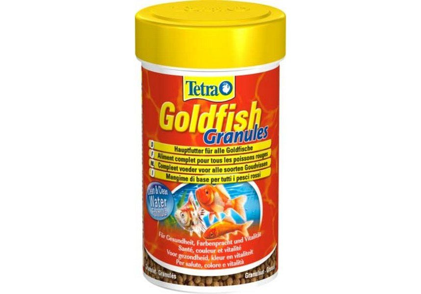 Tetra Goldfish Granules / Корм Тетра в гранулах для золотых рыб, 100 мл  #1