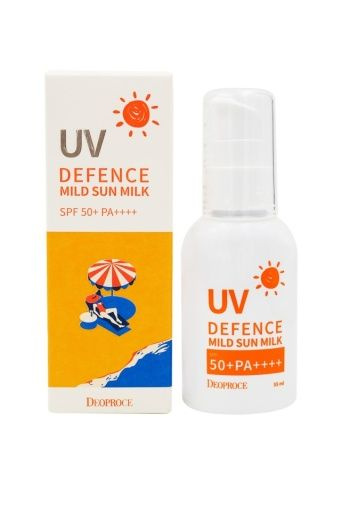 Deoproce Солнцезащитное молочко для лица UV DefenceMild Sun Milk SPF50+, 50 мл.  #1