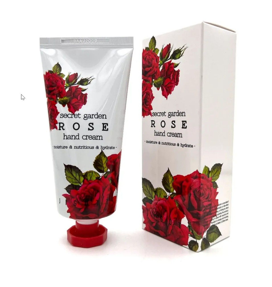 Jigott Крем для рук РОЗА Secret Garden Rose Hand Cream, 100 мл. #1