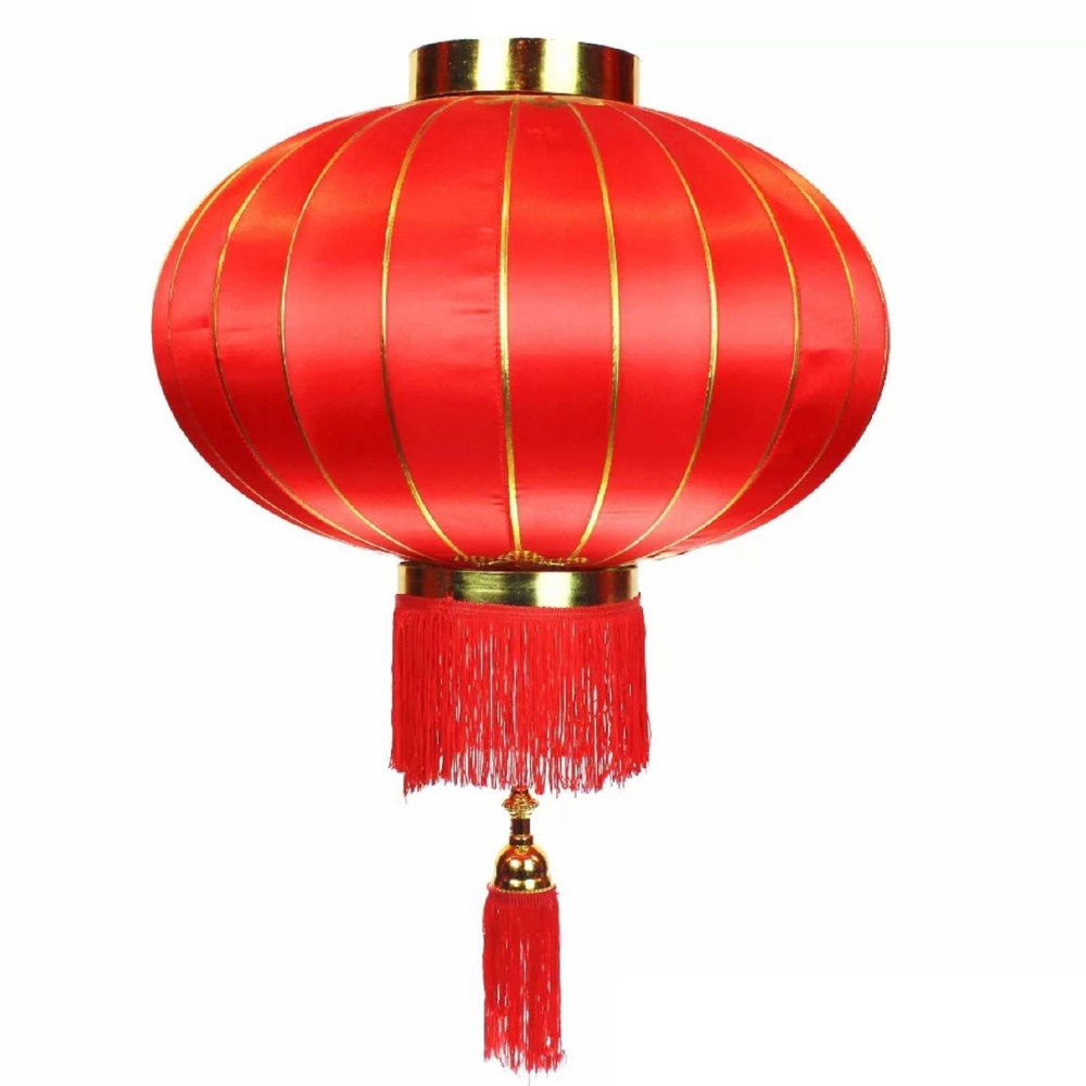 Китайский фонарь d-70 см, красный #1